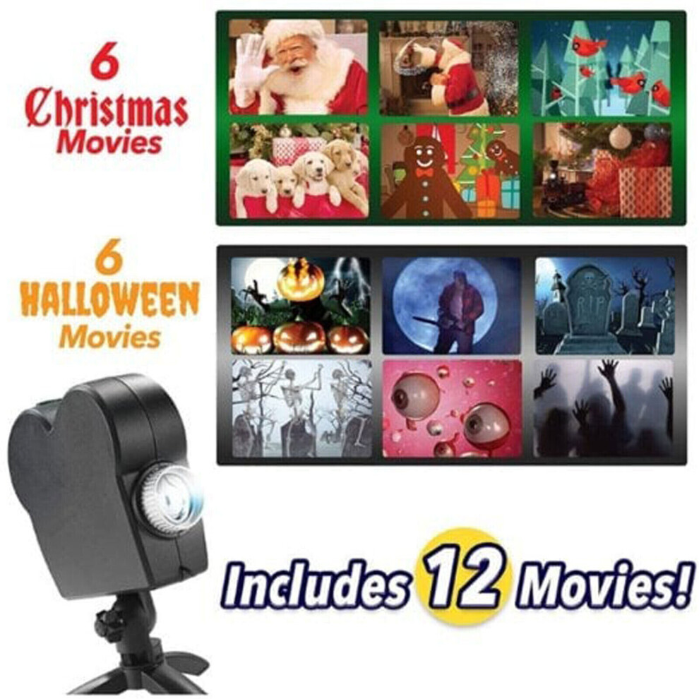 Christmas Window Projector Halloween Outdoor Projector Lighting Window Projectio