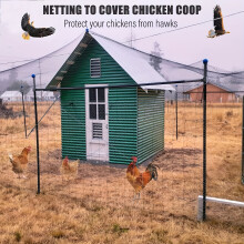(10MX10M) 10M X 10meter Protective Mesh for Chicken Coops, Fruit & Vegetable Plants Against, Deer, Squirrels - Durable Poultry Netting for Outdoor Animal