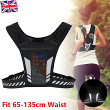 Bouteille d'eau Sac de poitrine Gilet de course à pied Sac à dos cycliste Sac à dos pour téléphone portable
