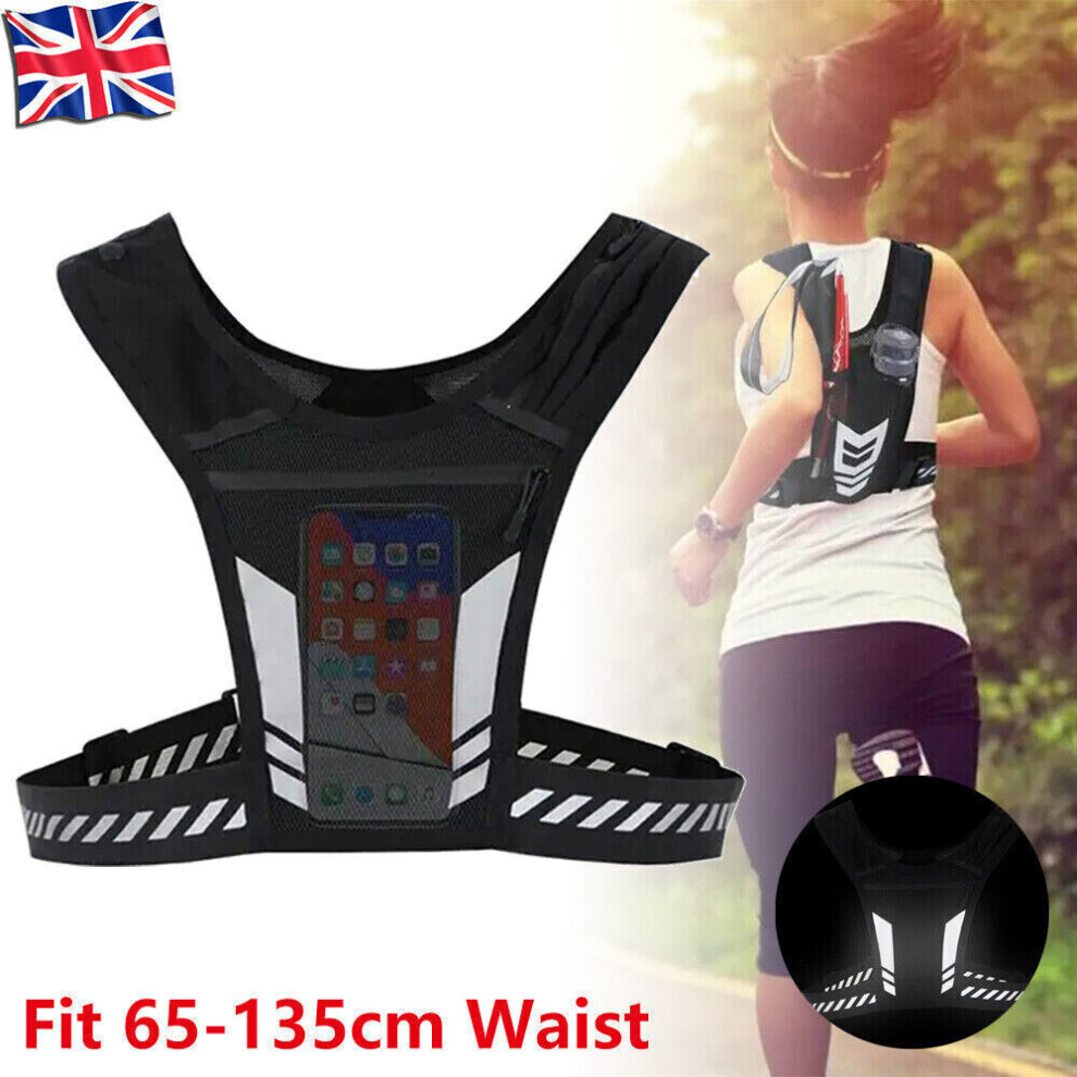 Water Bottle Chest Pack Running Vest Cycling Backpack Mobile Phone Backpack