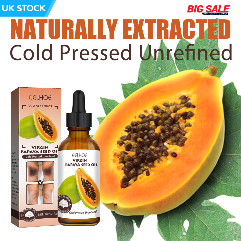 Mdsrjone PapayasamenöL Hautaufheller FüR Dunkle Flecken Aufhellen Ellenbogen Knie Feuchtigkeitsspendend-image