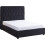 Seconique Madison Ottoman 4'6" Double Bed Black Velvet Fabric with Buttoned Studs 2