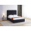 Seconique Madison Ottoman 4'6" Double Bed Black Velvet Fabric with Buttoned Studs 7