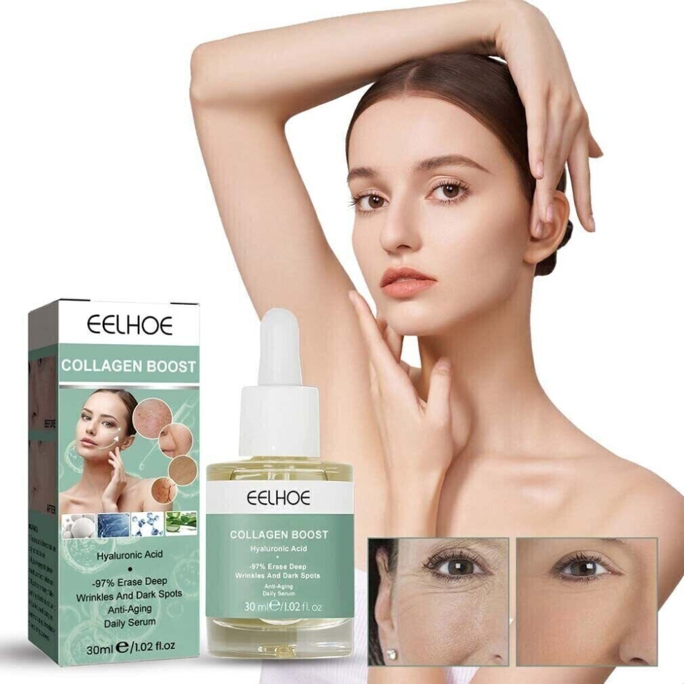 BeautyLady Advanced Collagen Lifting Body Oil, Plumping Anti-Aging Face Serum
