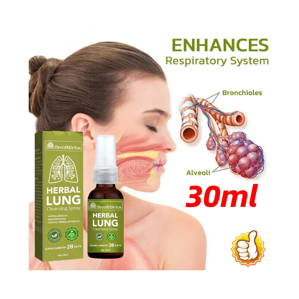 Herbal Lung Detox Cleanse Mist Powerful Lung Support Herbal Care Essence-Smokers