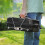 Living And Home Portable Tabletop BBQ Grill Smoker with Lid 2