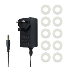 3-Pin Battery Charger &Rose Scented Pods For Numatic Henry Quick