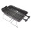 Living And Home Portable Tabletop BBQ Grill Smoker with Lid 5