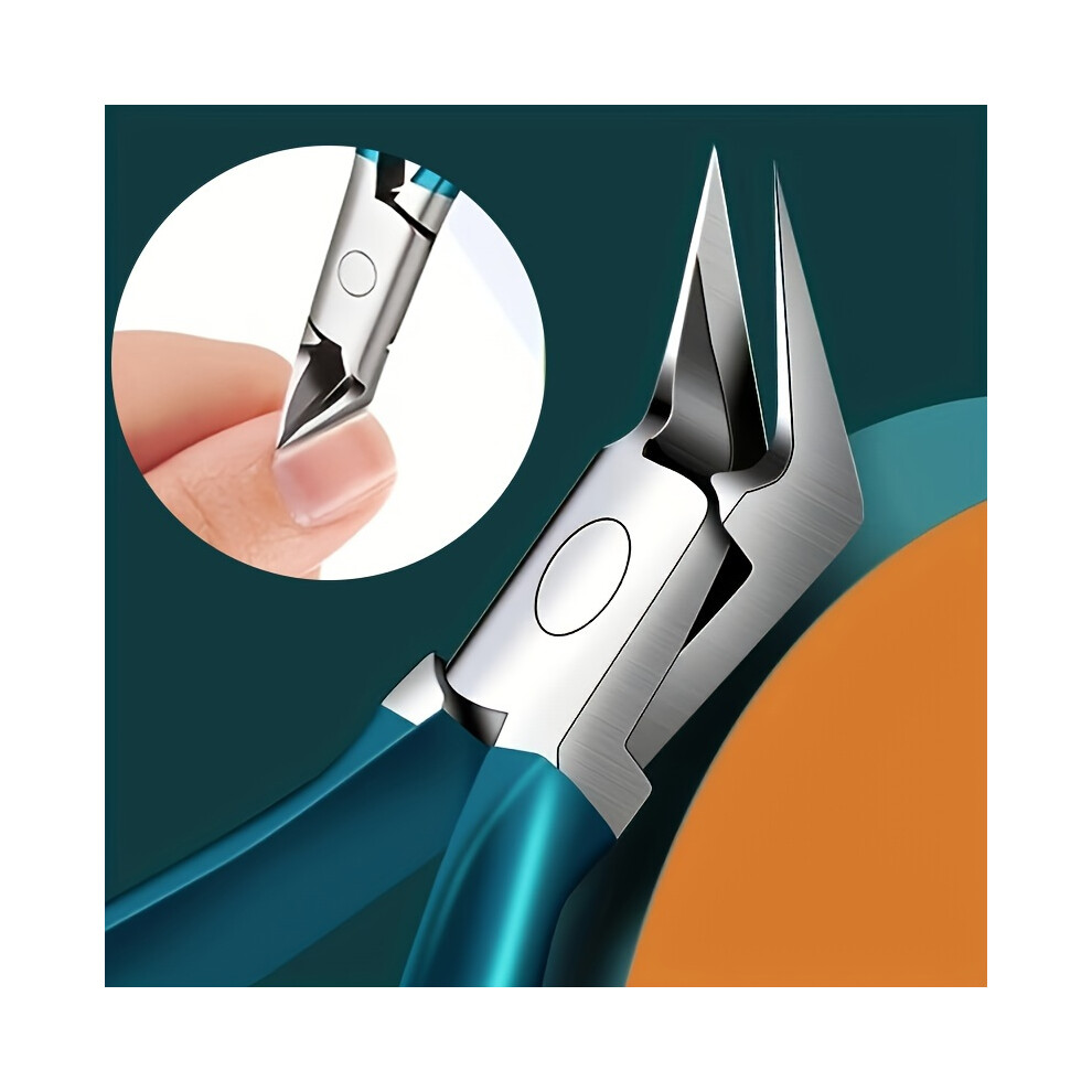Stainless Steel Cuticle Nipper Precision Nail Care Tool 1pc
