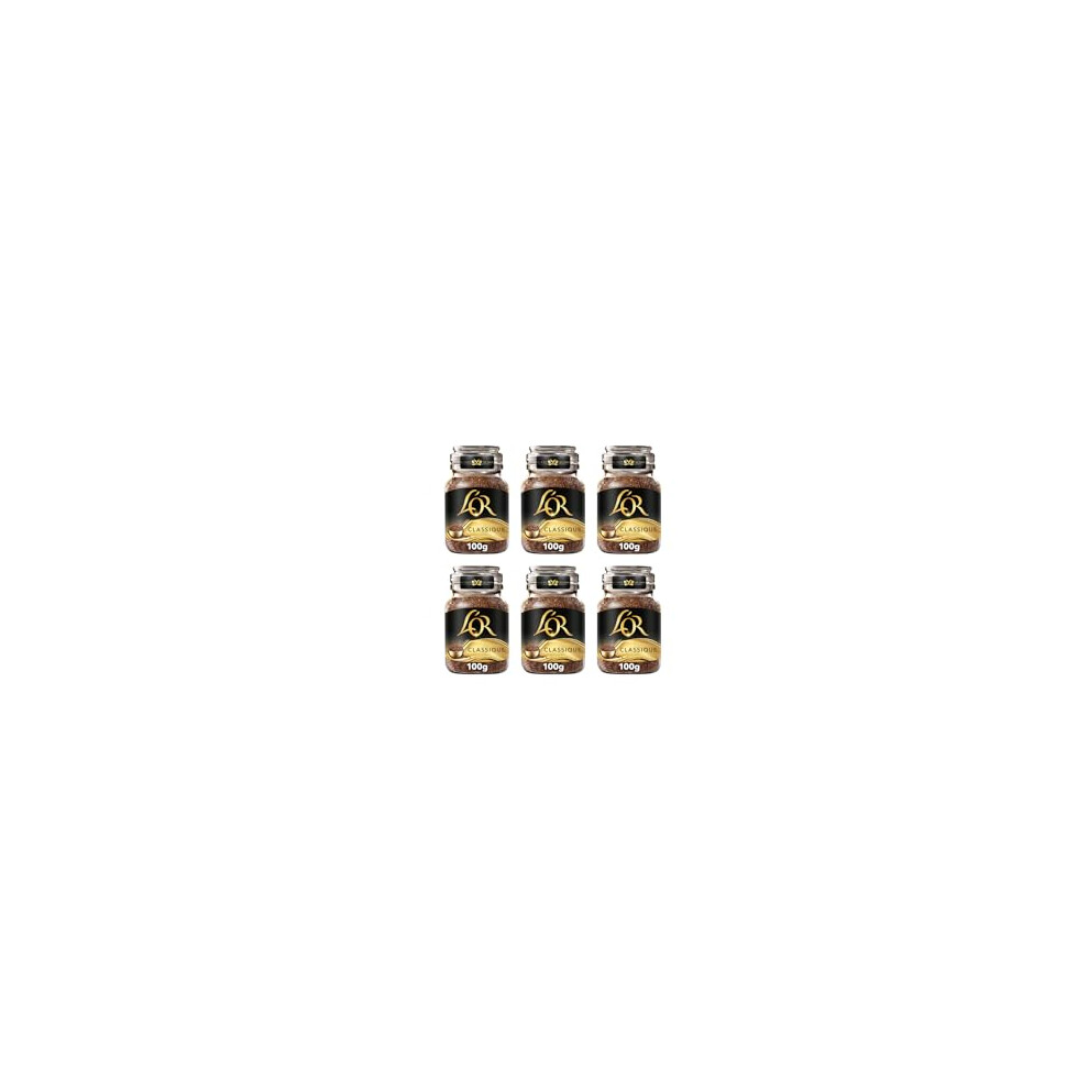 L'or Classique Instant Coffee 100G (Pack Of 6 Jars, Total Of 600G)