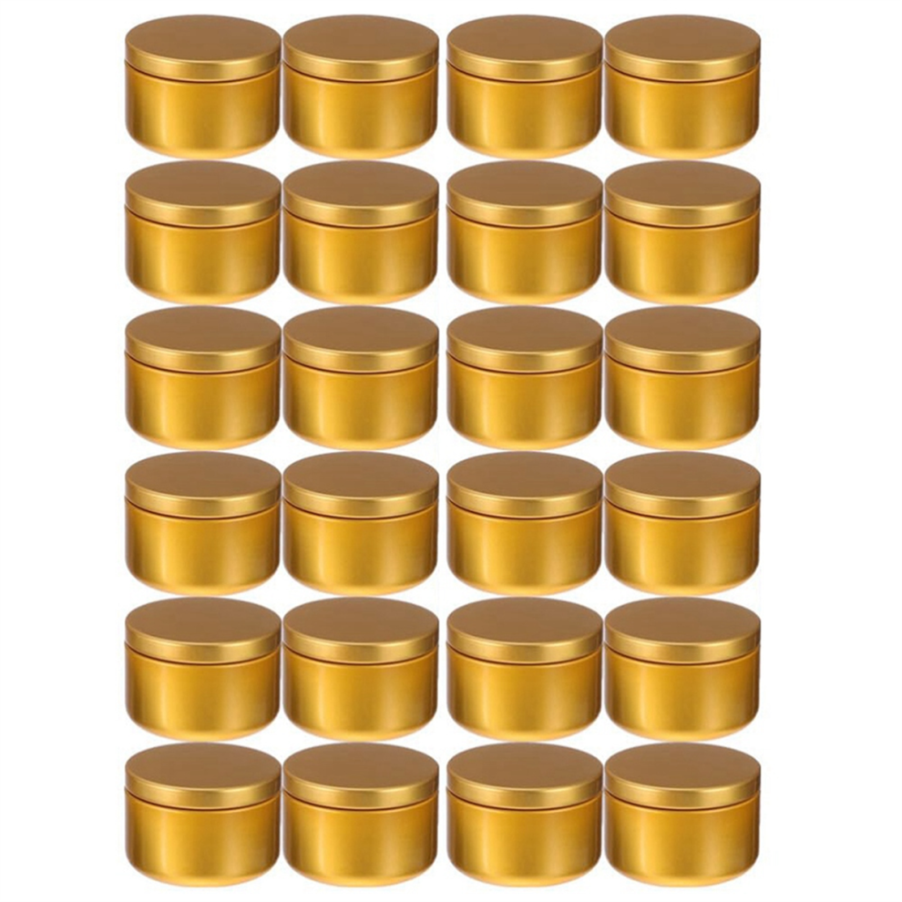 24 Pezzi Etichette Decorative Per Barattoli Di Candele Barattoli Di Latta Vuoti Portacandele Contenitori Rotondi, B