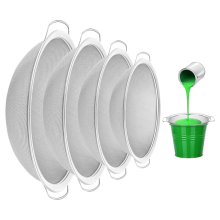 Paint Strainer 60 Mesh Stainless Steel Lotion Honey Funnel Fits 4.2 Gallon Bucket A