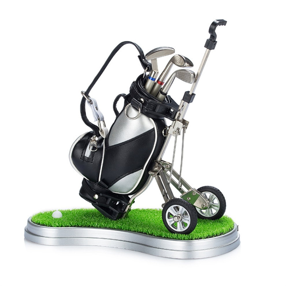 Porte-stylo de golf, accessoires de bureau, cadeaux pour hommes golfeurs, fournitures de bureau décoratives avec