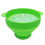 Popcorn Microwave Silicone Foldable Kitchen Easy Tools DIY Bucket Bowl Maker with Lid,Green 1