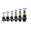 6Pcs Hand Rivet Nut Head Nuts Adapter Tool Riveter Accessory for Optional Model M3-M10 9