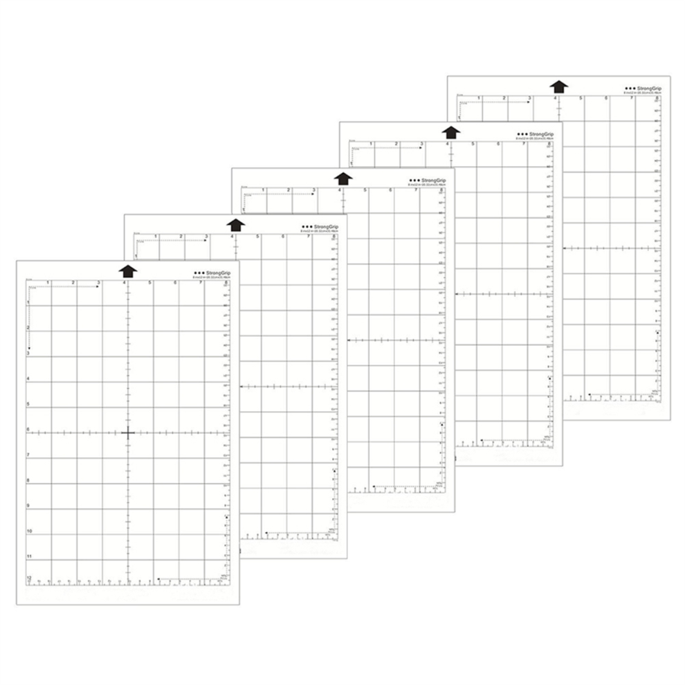Pezzi Tappetino Da Taglio 12X8 Pollici Pvc Standard Grip Adesivo Taglio Pad Sostituzione Antiscivolo Viscosità Media Maglia Crafting