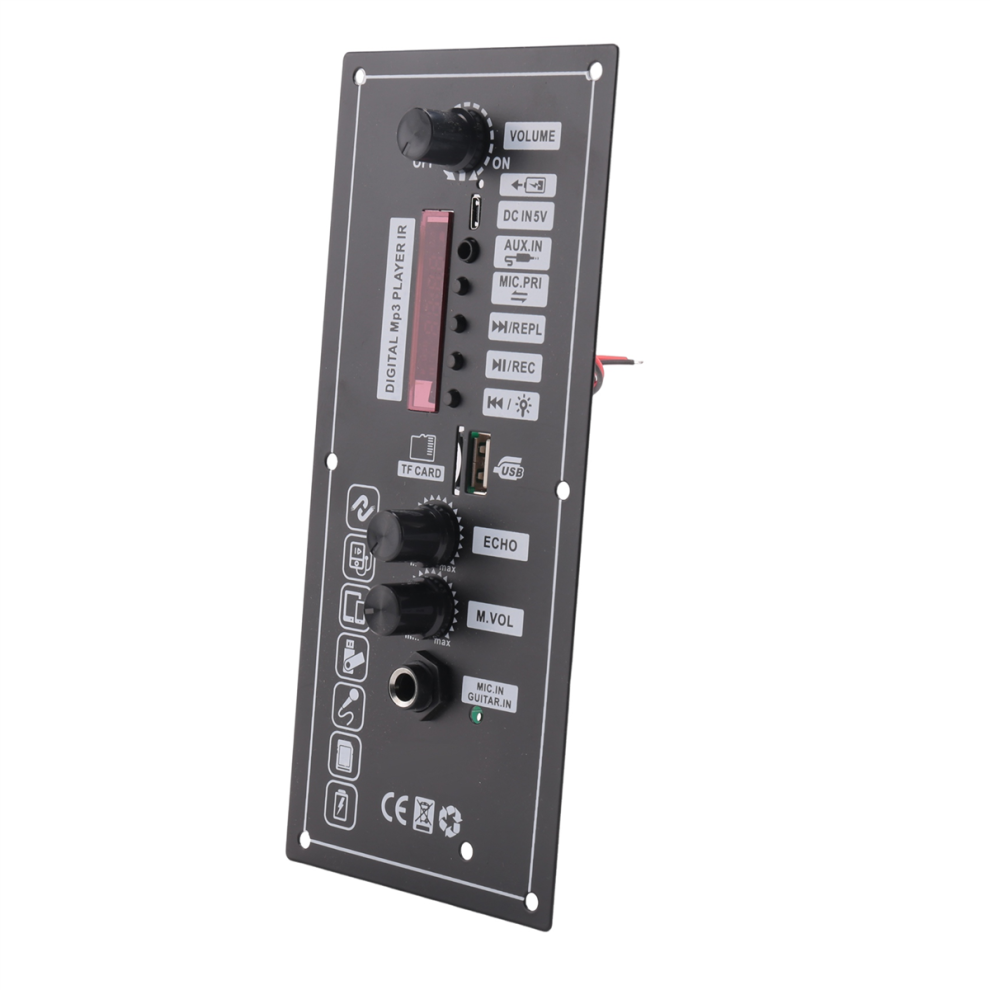 Car Amplifier Board Bluetooth Audio Amplifiers With Treble And Bass Control 3.7V Lithium Battery Charging 4853931668582