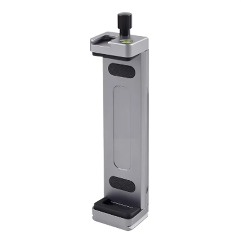 Universal Aluminum Alloy Tablet Phone Stand Holder Clip Tripod Adjustable Bracket For Mobile Phones(-Gray) Silver/Gray 4853931677867