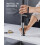Kitchen Sink Taps Mixer with Pull Out Spray, Swivel Single Handle High Arc Pull Down Stainless Steel Kitchen Faucet, Matte Black 4