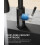 Kitchen Sink Taps Mixer with Pull Out Spray, Swivel Single Handle High Arc Pull Down Stainless Steel Kitchen Faucet, Matte Black 5
