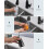 Kitchen Sink Taps Mixer with Pull Out Spray, Swivel Single Handle High Arc Pull Down Stainless Steel Kitchen Faucet, Matte Black 3