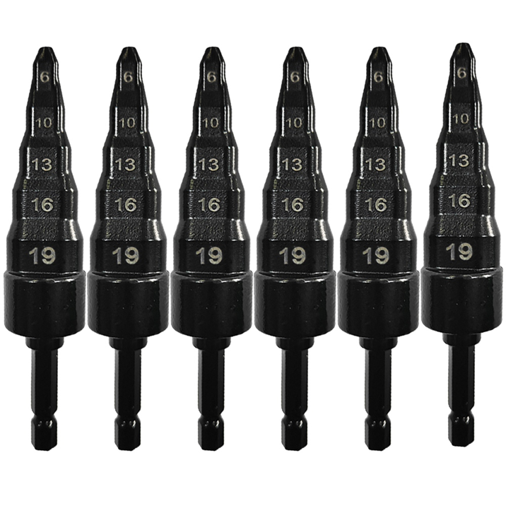 6Pcs Air Conditioner Copper Pipe Expander Swaging Drill Bit Swage Tube Soft Tubing Tools Hvac Repair-B 4853931682175