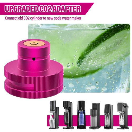CO2 Quick Adapter, Προσαρμογέας για Soda Duo/Terra/Art/E-Duo/Crystal 3.0,Adapter Trapezoidal Thread TR21-4 2