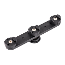 1/4 Screw Hole Cold Shoe Bracket Vlog Expansion 3 Hot Adapter ,for Camera Tripod Cell Phone Clip