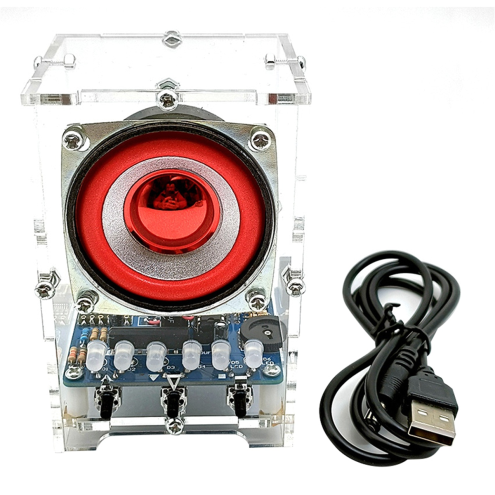 Bluetooth Speaker Diy Kits Dc 5V Lm386 4Ohm 5W Amplifier Production Kit Teaching Practice With Level Indicator 4853931685497