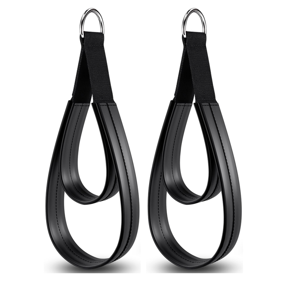 Photos - Yoga 2PCS Pilates Straps, Double Loop Straps for Reformer, Fitness D-Ring Loops Padded
