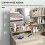 Homcom HOMCOM Dressing Table with Mirror and Stool, Makeup Desk for Bedroom 5
