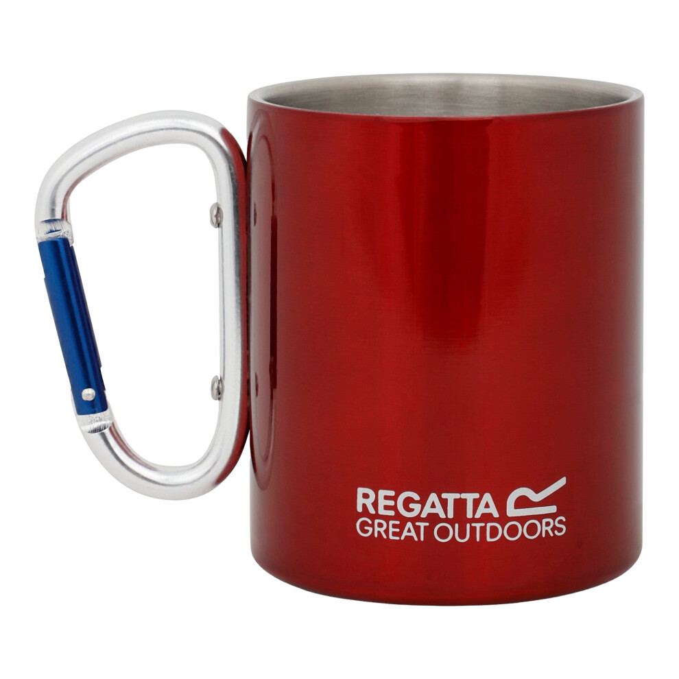 (One Size, Red) Regatta Great Outdoors Steel Karabiner Mug/Cup