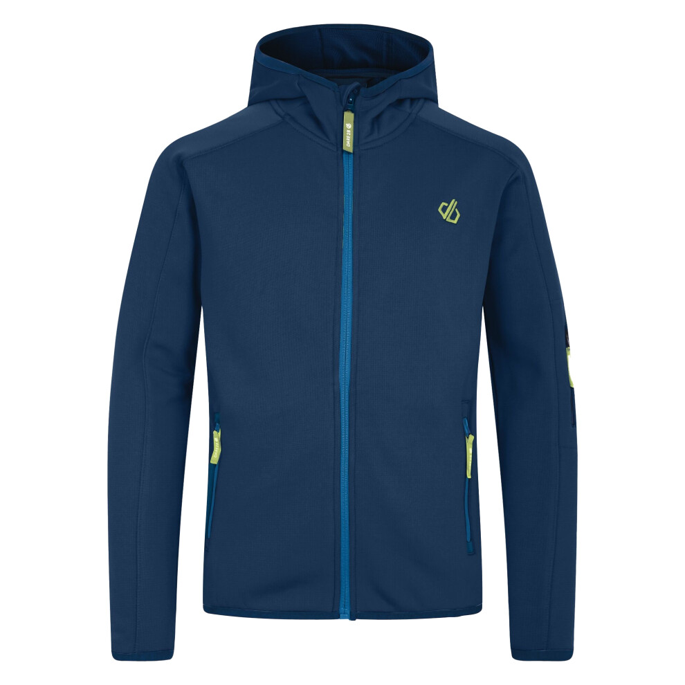 Dare 2B Boys Green Childrens/Kids Explore Marl Fleece Jacket