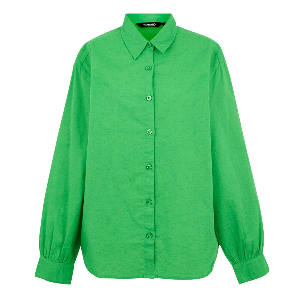 (14 UK, Island Green) Regatta Womens/Ladies Primevere II Shirt