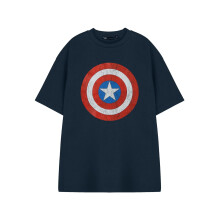 Captain America Mens Shield Short-Sleeved T-Shirt