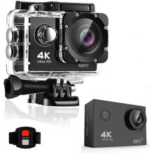 BSLVWG 4K Action Camera 20MP WiFi 30M Waterproof Sports Camera Underwater Camera for Vlog With Ultra HD 170°Wide