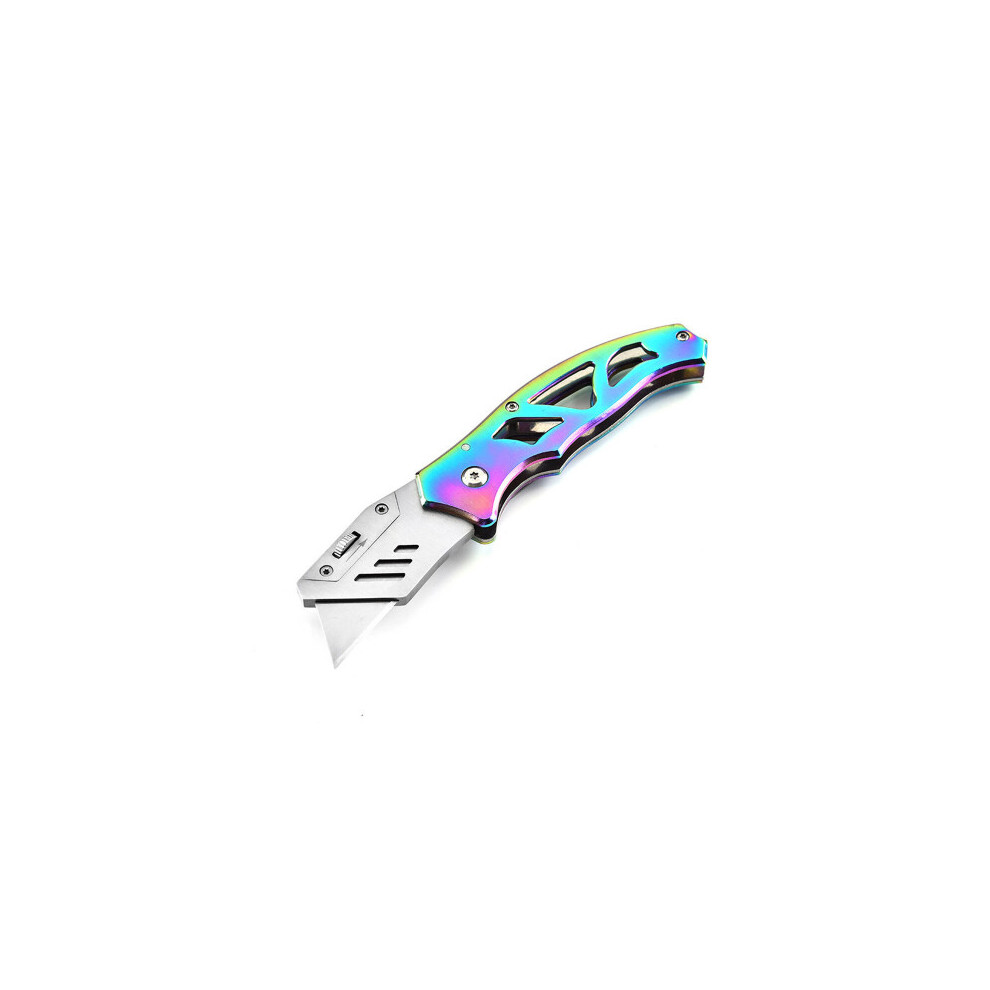 Stainless Steel Utility Knife Multifunctional Paper Cutter Open Box Knife Mini Outdoor