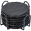 Stone Coaster 10cm Round Glass with Practical Stand Suitable for Drinks, Mugs, Bars, Glasses 2