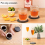 Stone Coaster 10cm Round Glass with Practical Stand Suitable for Drinks, Mugs, Bars, Glasses 7