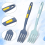 Silicone Cooking Forks, Multifunctional Fork Spaghetti Heat Resistant Nonstick Blending for Kitchen 5