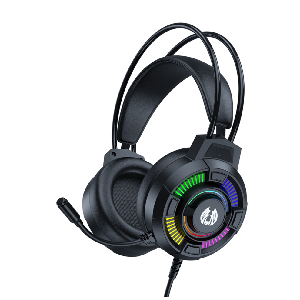 Gaming Headset 7.1 Stereo Surround Bass Headphones Rgb Active Noise Reduction Earphones Game Headphone With Microphone 4853931689884