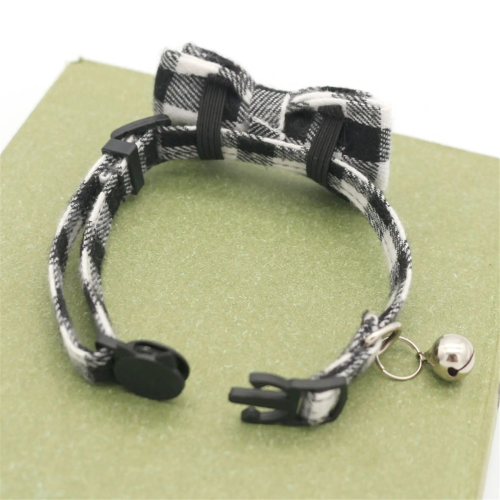 F-Cute κολάρο γάτας Small Puppy Dog Collars Bow Kitten Bowknot κολιέ με κουδούνι για 2