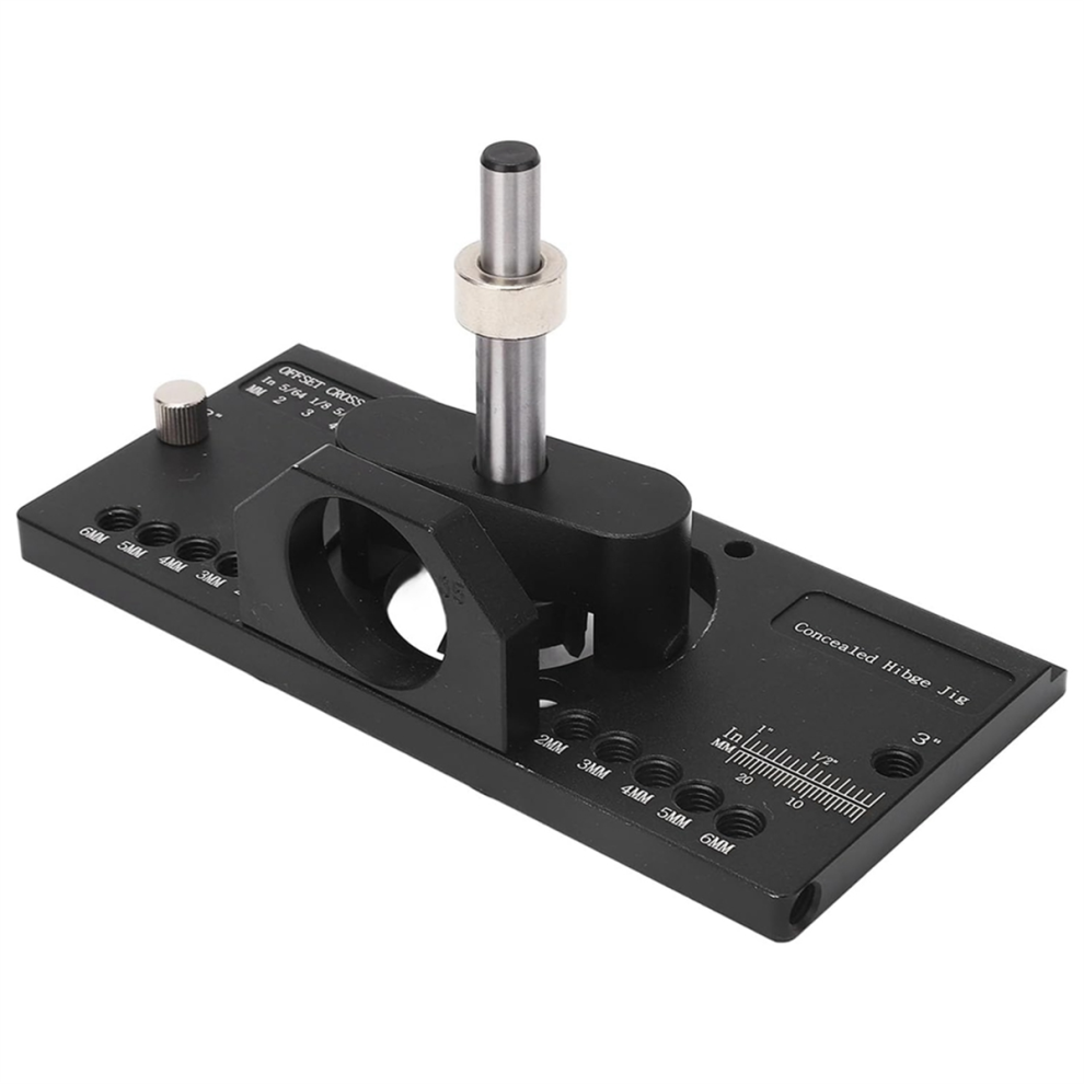 35Mm Concealed Hinge Jig Kit With Drill Guide Locator,Hinge Hole Punch For Boring, Cabinet And Door Installation 4853931692983