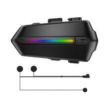 Capacete de motocicleta Fone de ouvido Bluetooth 5.3 Redução de ruído À prova d'água Ciclismo Grande capacidade de carregamento Microfone macio