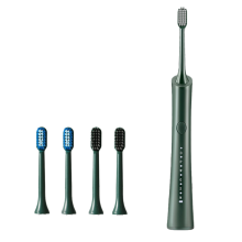 Electric Toothbrush for Adults and Kids - 6 Modes, IPX7 Waterproof, USB Rechargeable, 32000 Strokes/Min, 7x Stain Removal, 5 Replacement Heads