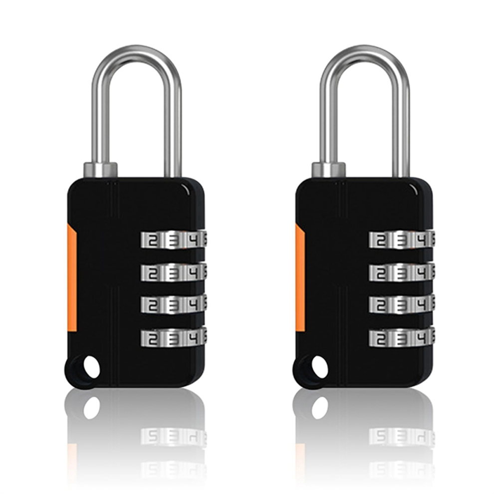 2Pcs 4 Digit Number Combination Pad Lock Padlock Outdoor Waterproof Suitcase Luggage Security Coded 4853931694741