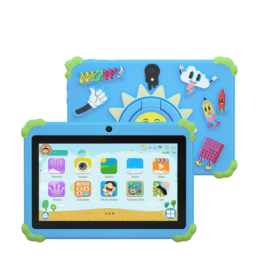 Hd Kids Tablet, 7inch 3GB+64GB 6000mAh Long Battery Life, Tablet Pc