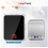 ACCUWEIGHT 201 Digital Kitchen Scales with Tempered 4