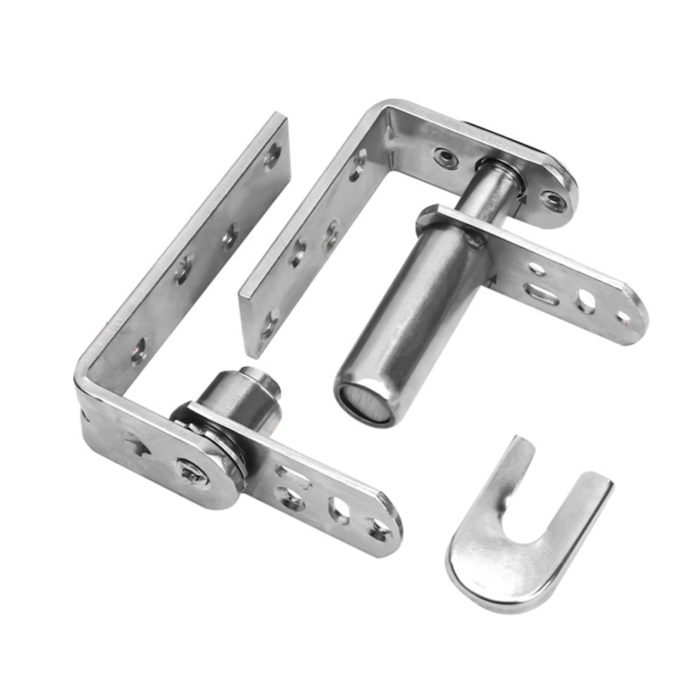 2Pack Cafe Door Hinges,304 Stainless Steel Swinging Hardware Saloon Hinges,Self Closing,For Door-L 4853931699593