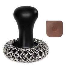 Scrubber από χυτοσίδηρο, Cleaner scrubber, Chainmail scrubber for Fry Pan, Cast Chain